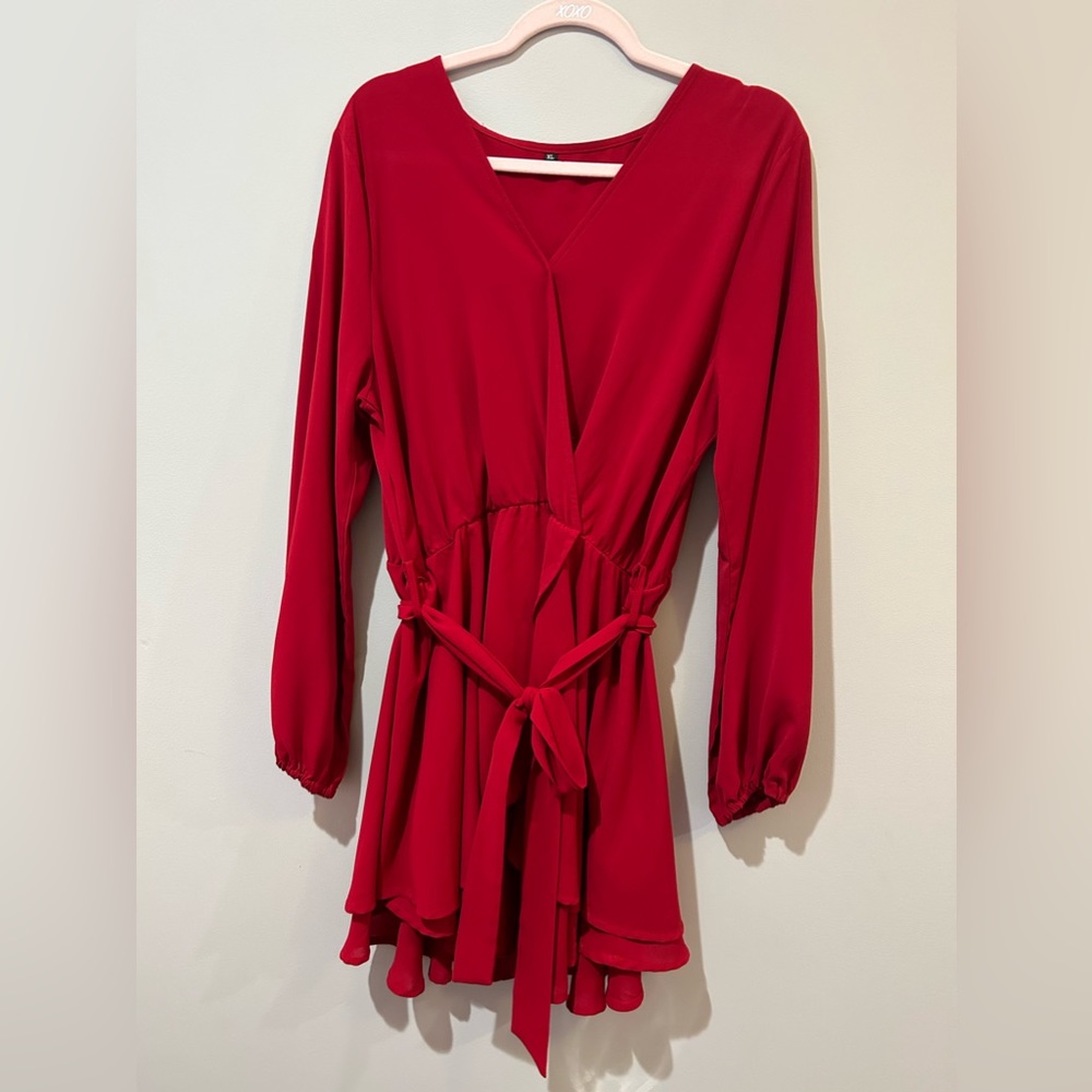 Red dress